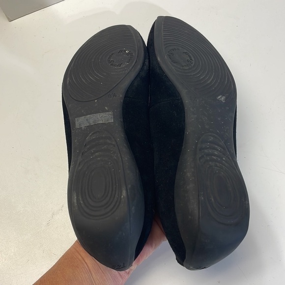 Paul Greene, black, suede flats - Picture 5 of 6